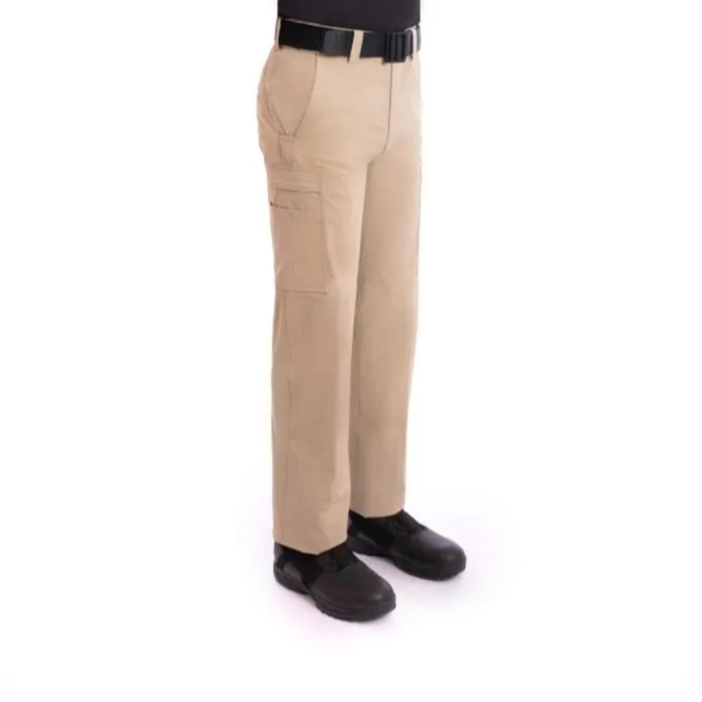 Blauer Flexforce Stretch Tactical Wicking Cargo Pants in Silver Tan. 34R